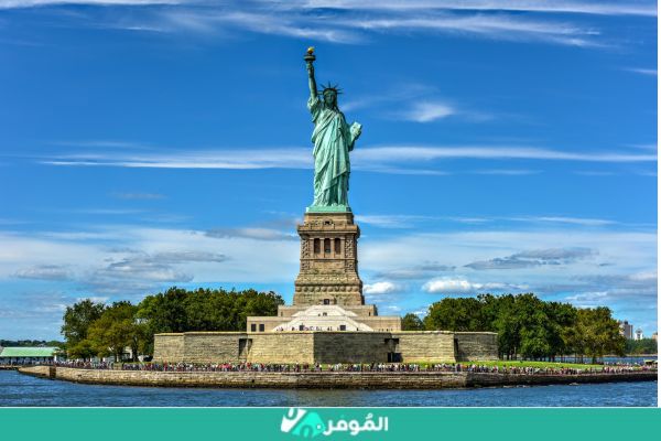تمثال الحرية من اشهر الاماكن السياحية في العالم