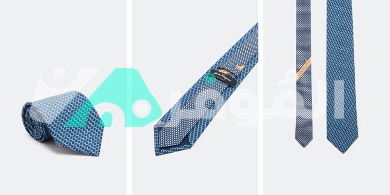 ربطة عنق مطبوعة من الحرير سالفاتور فيراغامو بسعر : 890 د.إ