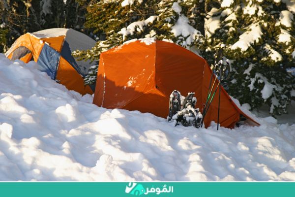 السياحة في الشتاء في أذربيجان مخيم لانغه بيران