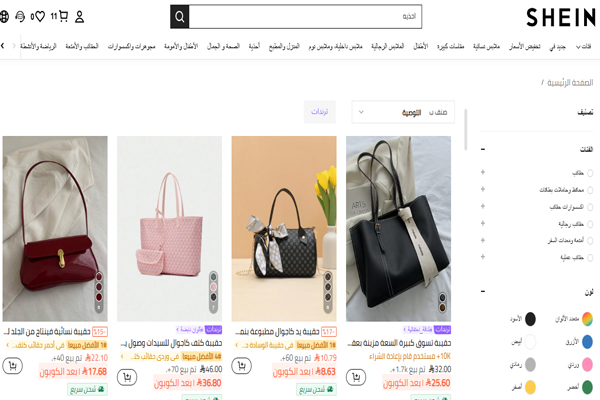 الشراء من شي إن