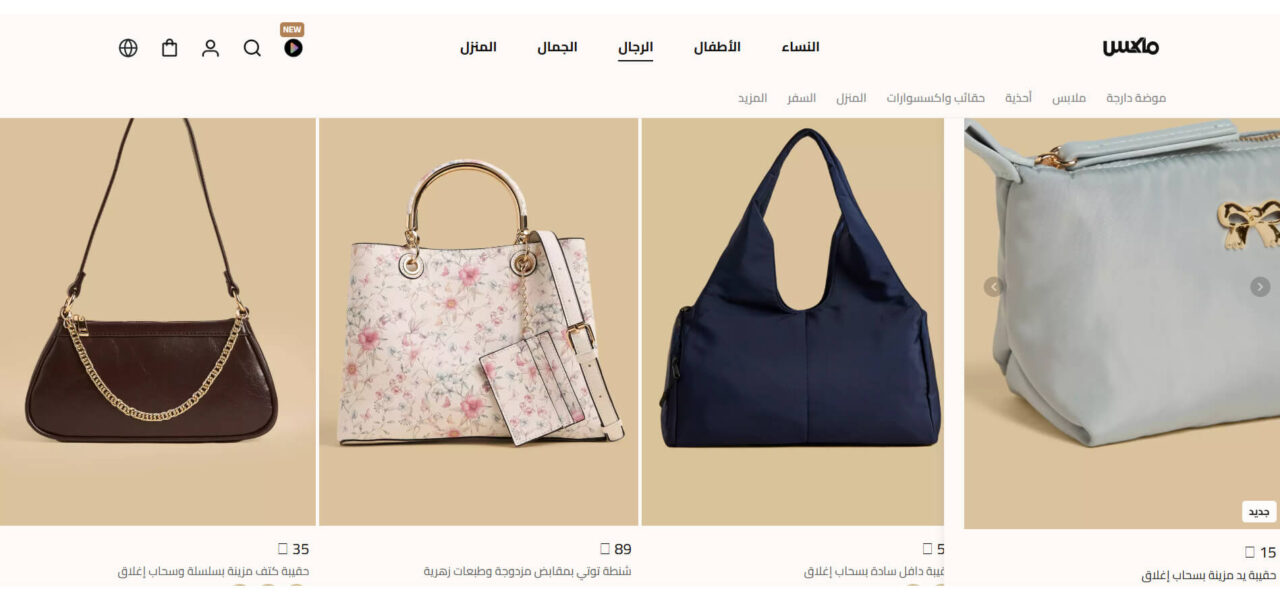 حقائب وإكسسوارات ماكس