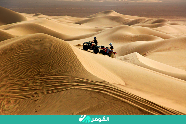ركوب الدراجات الرباعية صحراء دبي