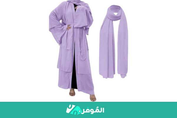 موديل شيفون لونها موف