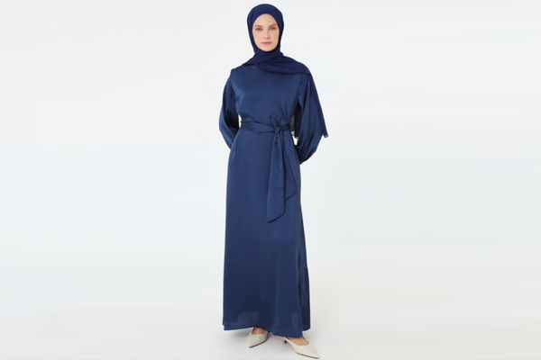فستان أزرق فاتح ماركة Refka