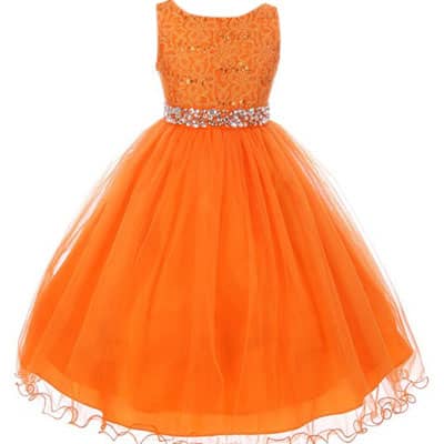 ملابس-بنات-باللون-البرتقالي