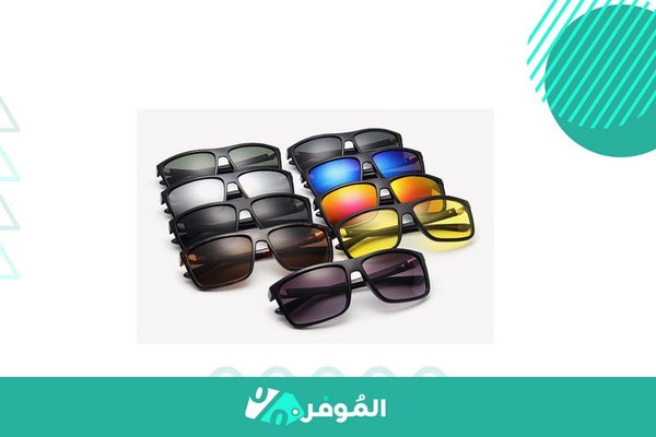 نظارة شمسية مربعة للرجال - نظارات شمسية اصلية رخيصة