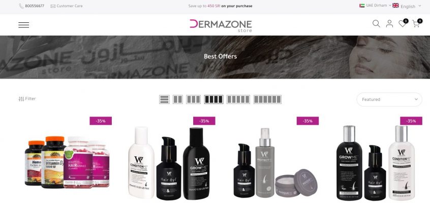 Use your Dermazone code to save money