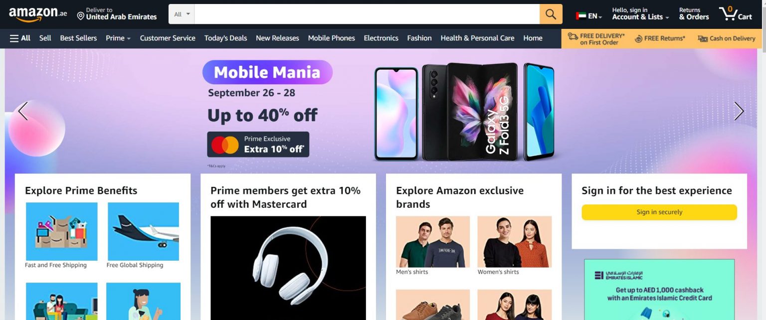 Amazon UAE Promo Code Up to 80 + 15 Off October 2023