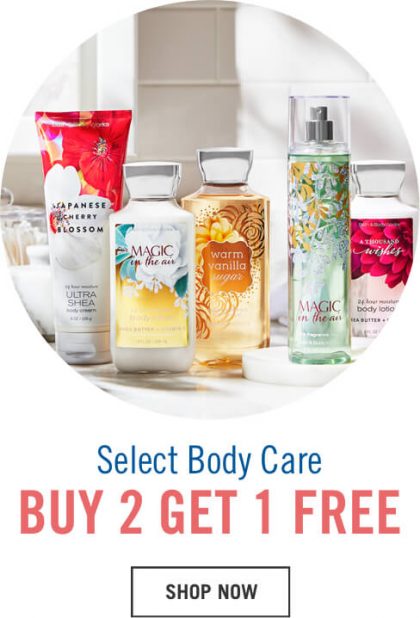 Bath and body works promo code