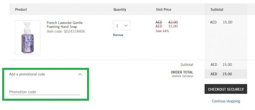 How to use Bath and Body Works sale and promo code, Body works promo codes, Bath Body works offers and Body works coupons for Bath and Body Works online store in UAE & Kuwait
