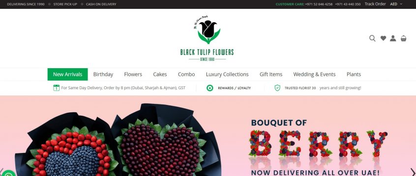 Black Tulip Flowers.com - How to get Tulip Flowers discount codes & Black Tulip Flowers coupons to shop at Black Tulip Flowers Sharjah, Black Tulip Flowers Dubai and more.