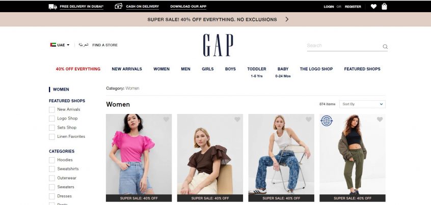 Gap deals delivery code