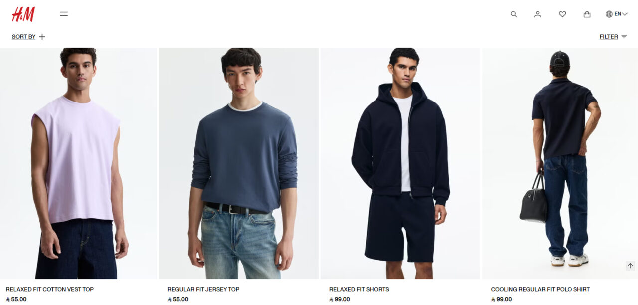 H&M Men's Fashion Coupon Code