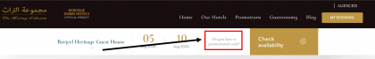 How to use my platinum Heritage Dubai promo codes, Heritage Dubai coupons & Heritage Dubai offers to book at Heritage Village Dubai and more.