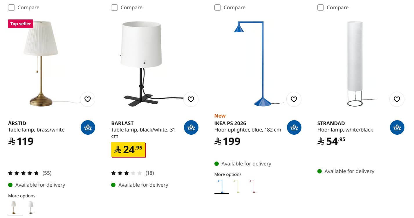 IKEA Lighting Coupon Code