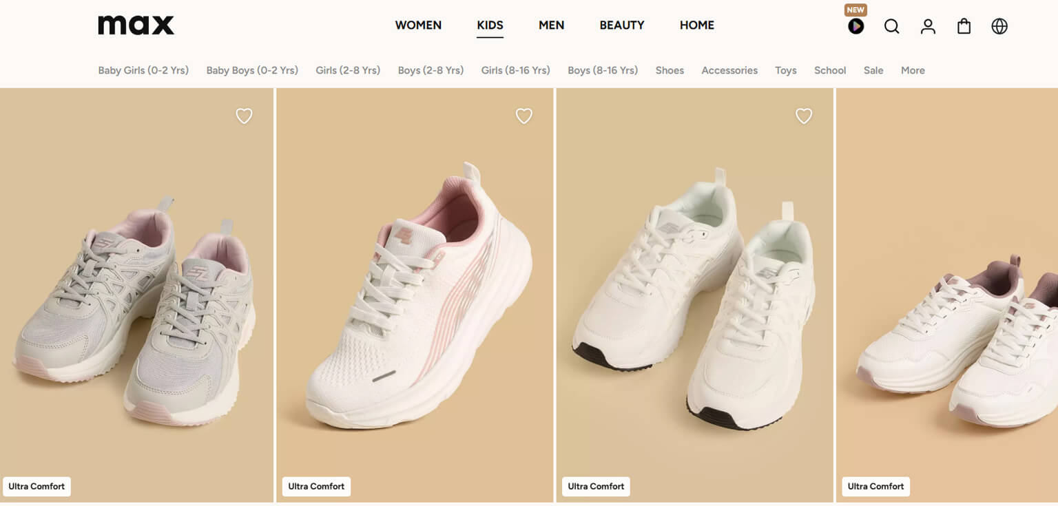 Max Fashion Footwear