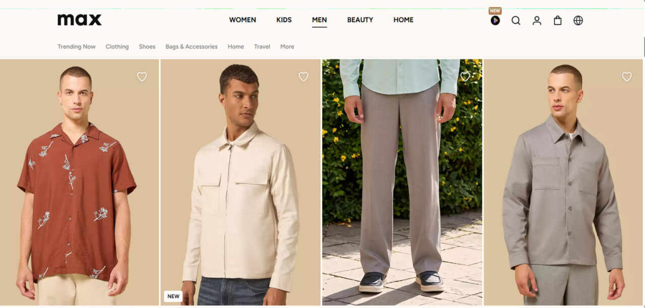Max Fashion Men's Clothing