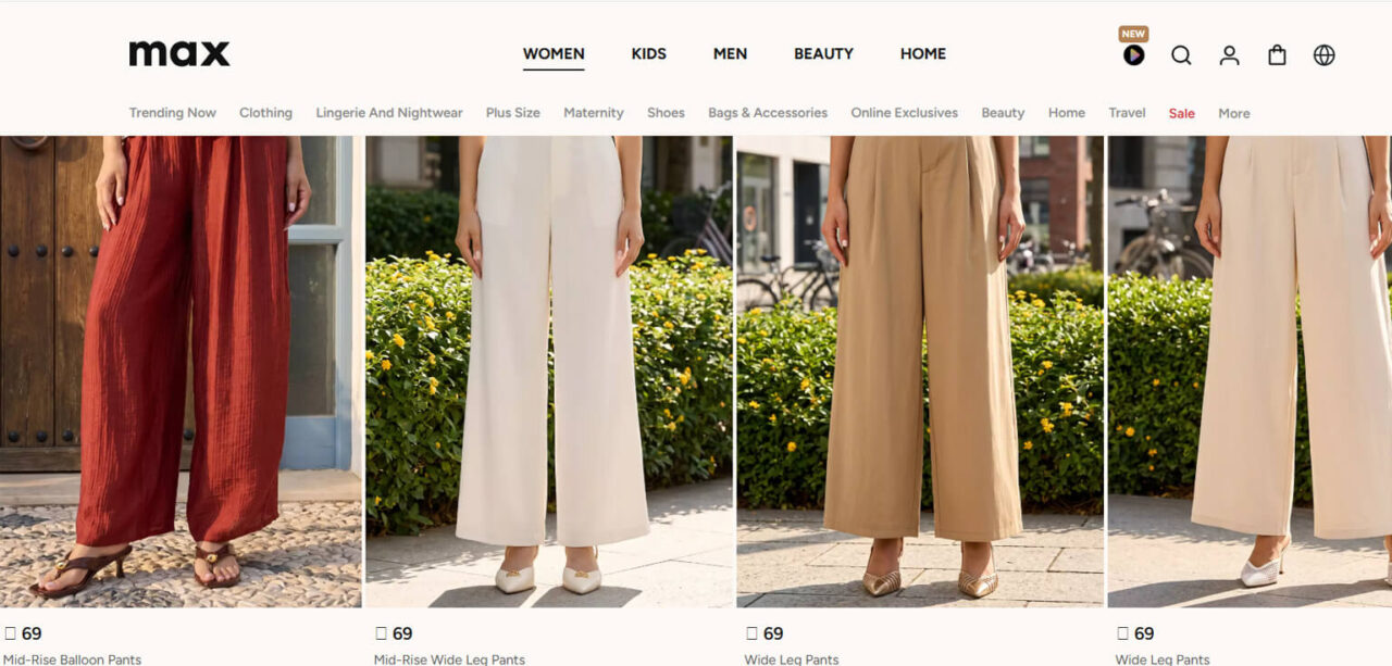 Max Fashion Women's Clothing