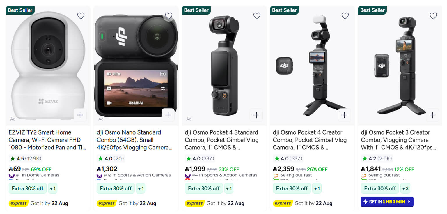 Noon Cameras