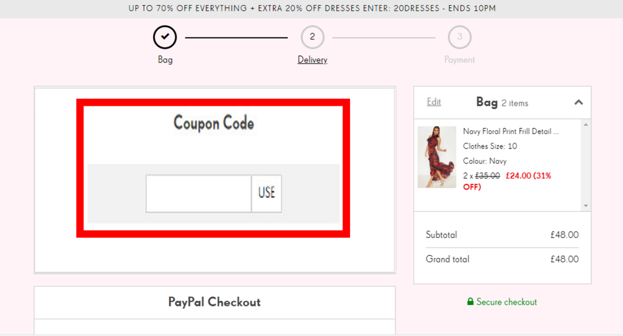 PrettyLittleThing Discount Codes 2024 كود خصم بريتي ليتل ثينق وكوبونات