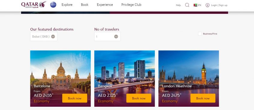 Save on flights & hotels with a Qatar Airways code