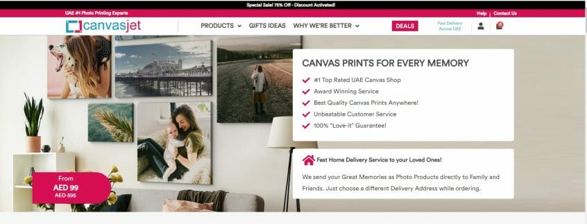 How to use my Canvasjet offers, Canvasjet coupon code & Canvas jet discount code to shop at Canvasjet UAE & Canvasjet Abu Dhabi