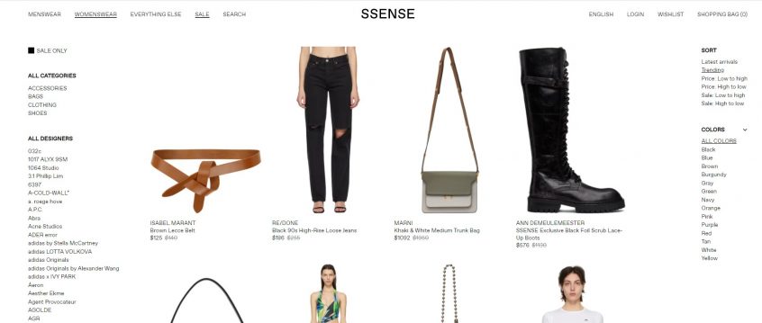 How to use my SSENSE promo codes, SSENSE coupon codes & SSENSE discount codes to shop at
SSENSE UAE & SSENSE KSA
