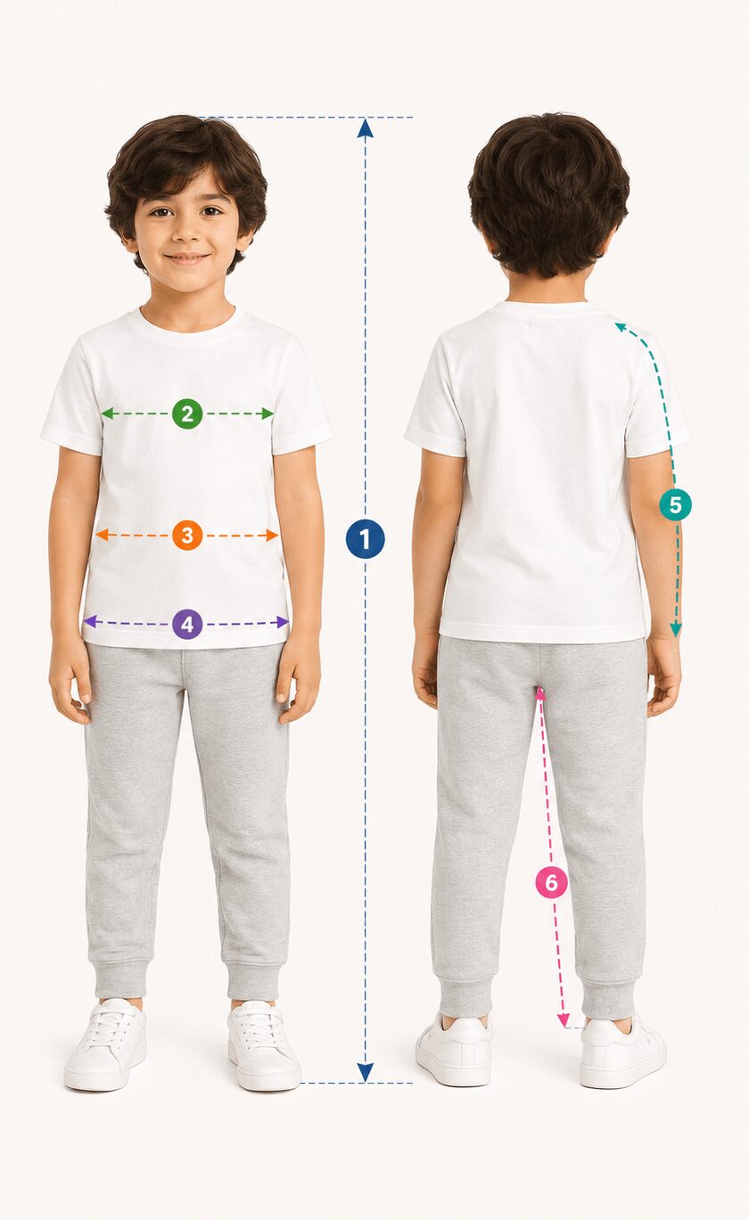 Temu Size Chart for Children’s Clothing