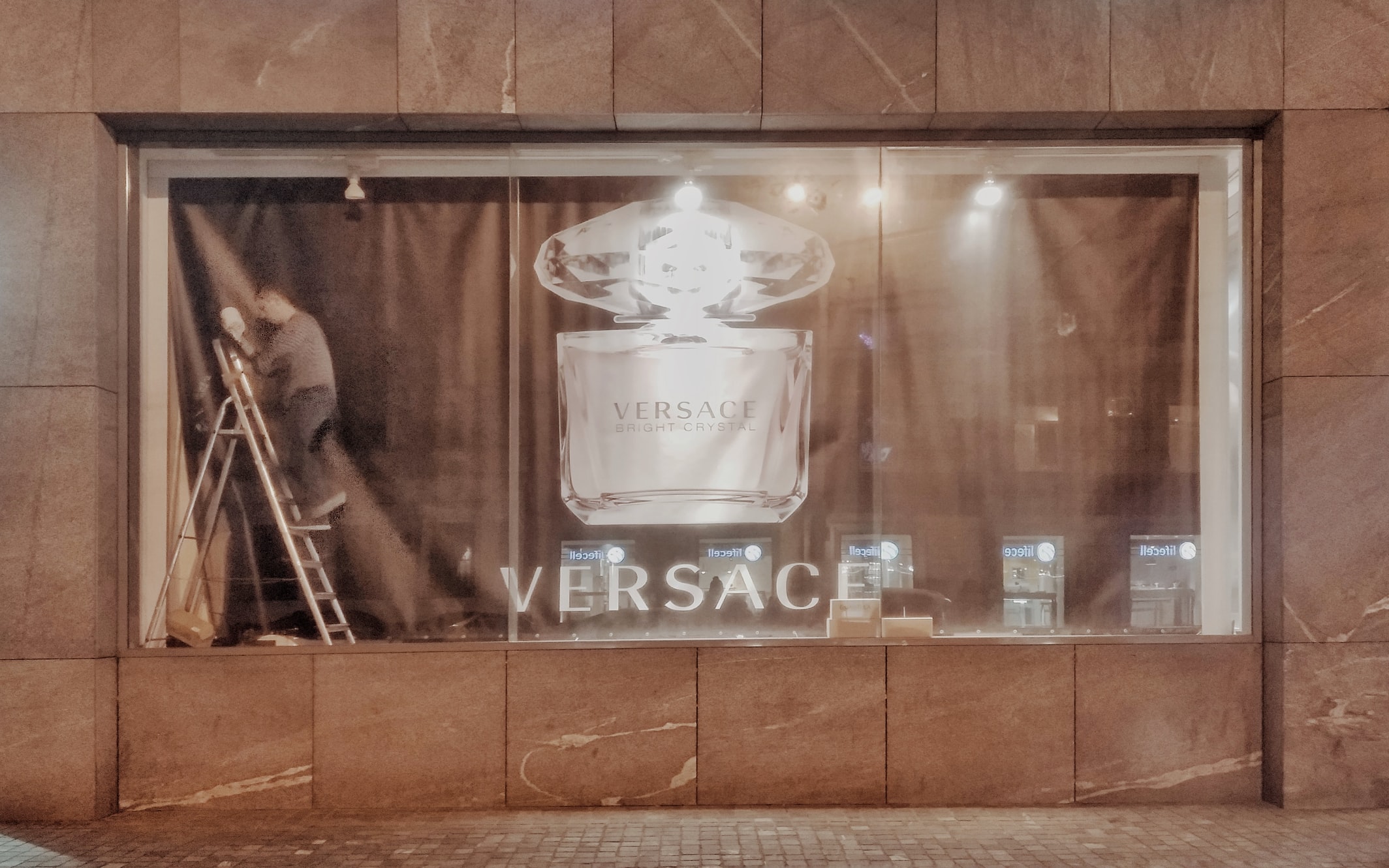 Versace store front