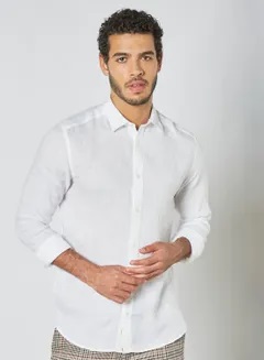 White linen shirts for men