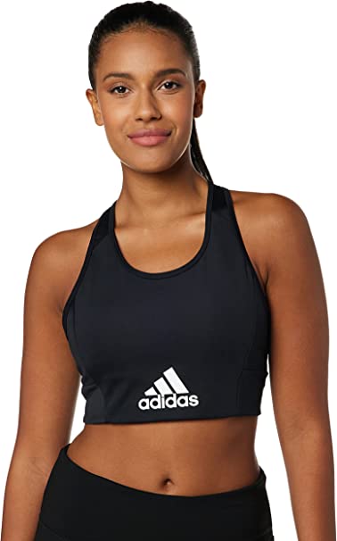 Adidas black sports bra