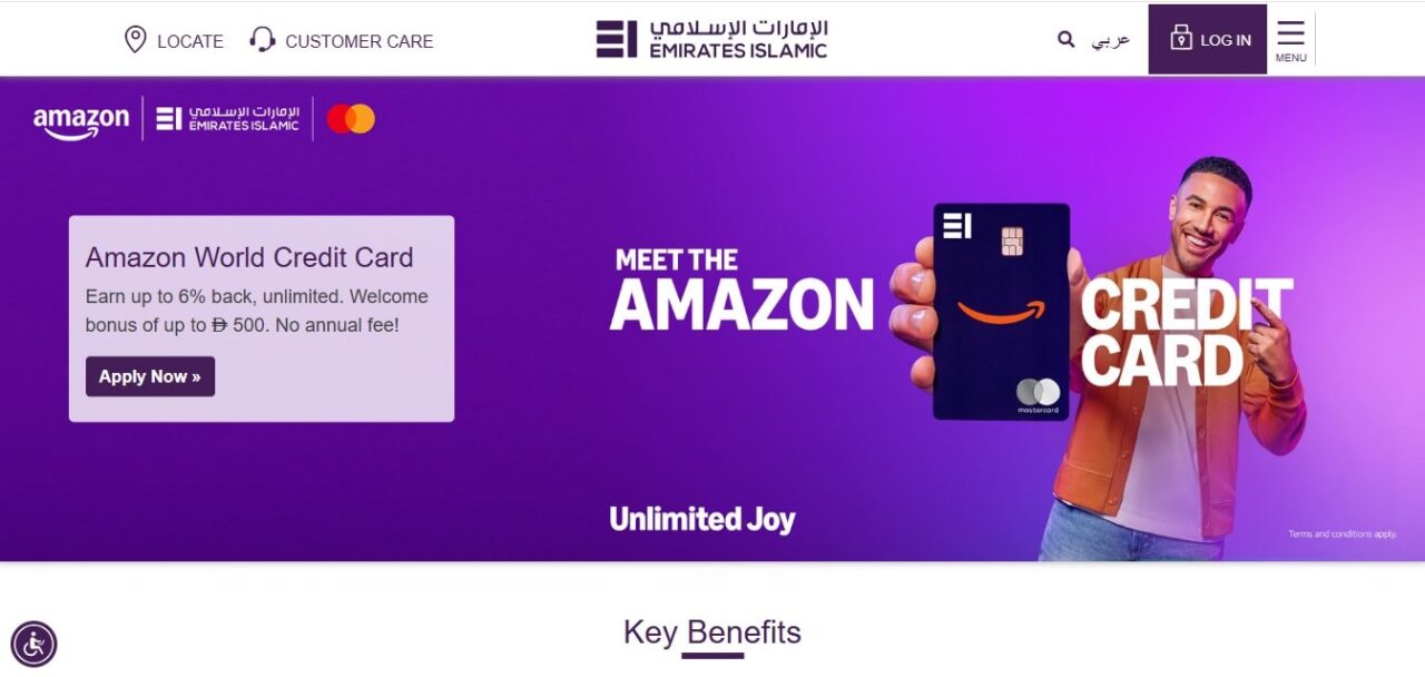 amazon emirates islamic mastercard uae cashback credit card