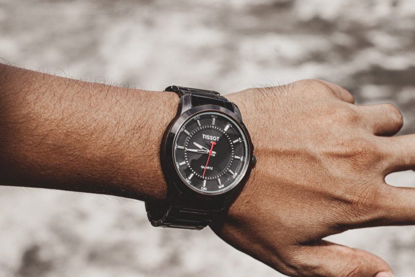 black Ttissot watch