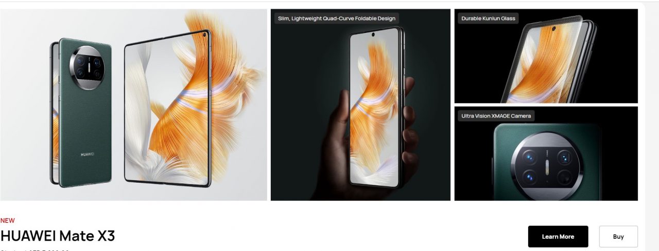 Huawei Coupon 10 or SAR/AED 100 Off September 2024