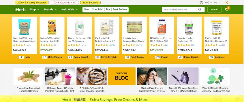 Get iHerb coupon codes and save money on every purchase