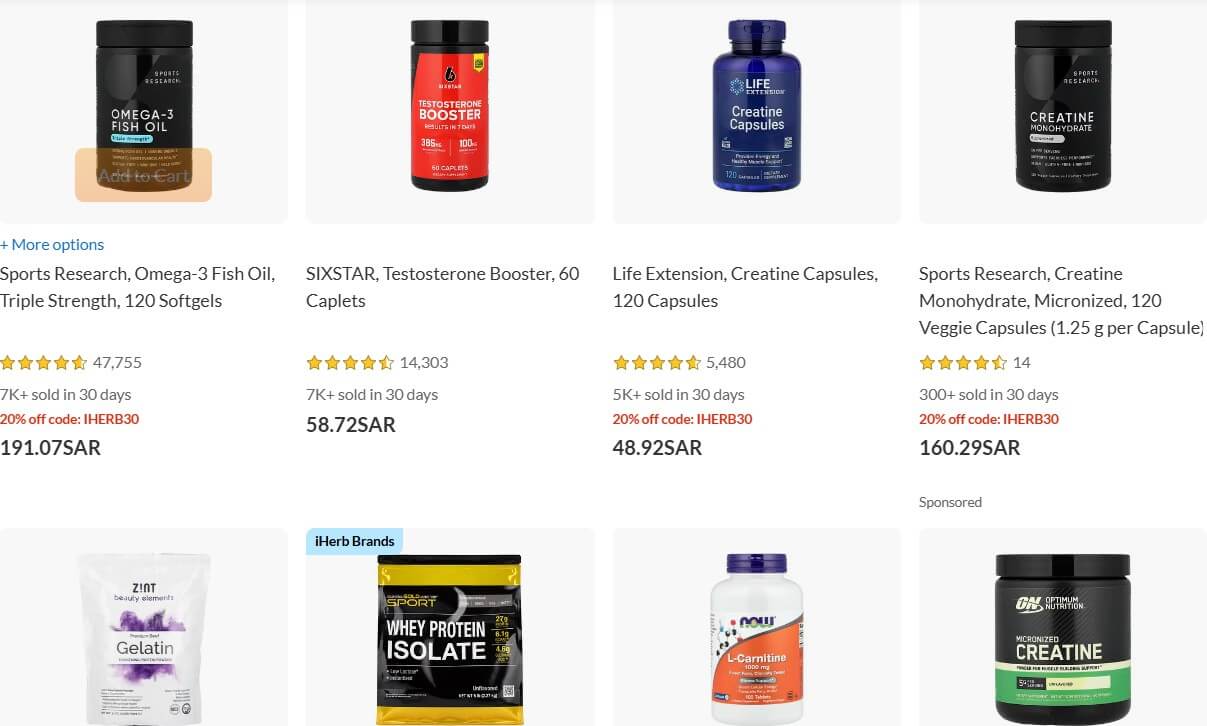 iHerb Sports Nutrition Coupon Code