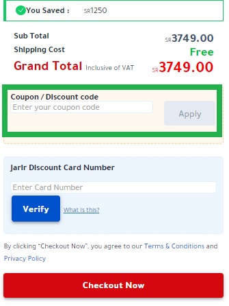 Jarir Bookstore KSA Online Coupon Codes and Offers.