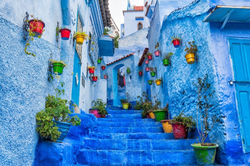 pathway in Chefchaouen