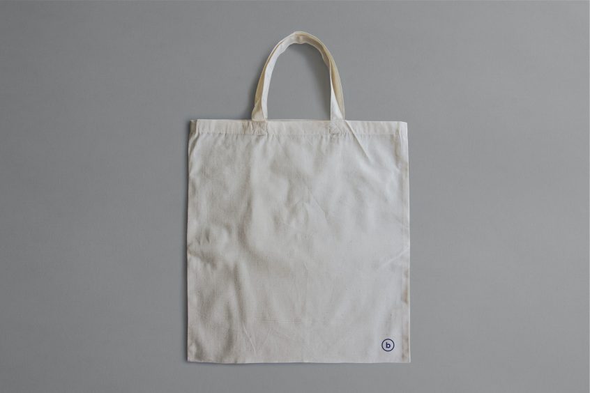 plain white bag