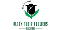 Black Tulip Flowers logo