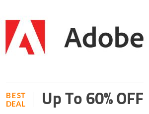 Adobe Deal: Student Discount: Up to 60% OFF Off