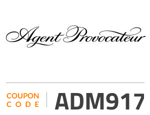 Agent Provocateur Coupon Code: ADM917