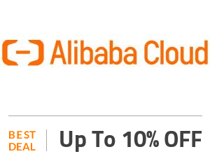 Alibaba Cloud Deal: Enjoy Up to 10% OFF On Selected Products Off