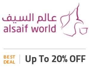 Alsaif World Deal: Alsaif World Discount: Get Up to 20% OFF Off