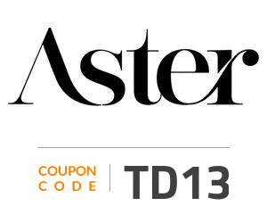 Aster Coupon Code: TD13