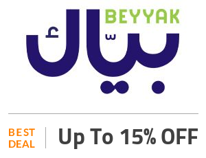 Beyyak Deal: Beyyak Discounts: Up to 15% OFF on Selected Items Off