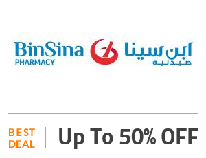 BinSina Deal: BinSina Pharmacy Deals: Up to 50% On Vitamins & More Off
