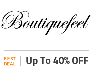 Boutiquefeel Deal: Mid-Year Sale: Buy 3 Get 4th 40% OFF Off