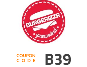 Burgerizzr Coupon Code: B39