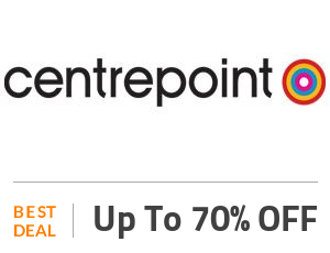 CentrePoint Deal: Up to 70% Off On Selected fashion Off